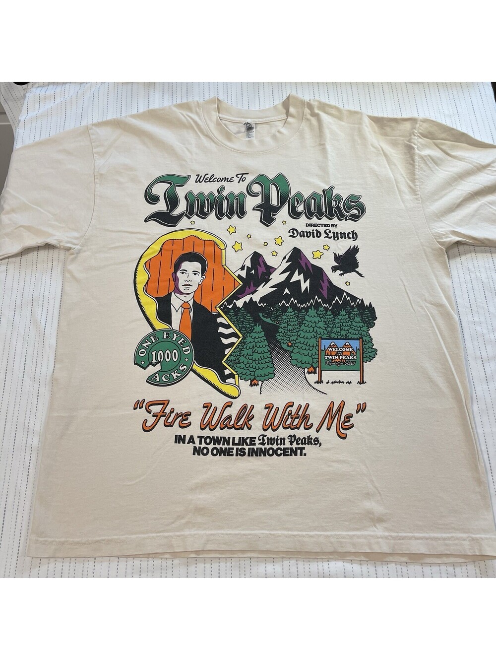 The Cinegogue Twin Peaks Fire Walk With Me SHIRT David Lynch XL OOP